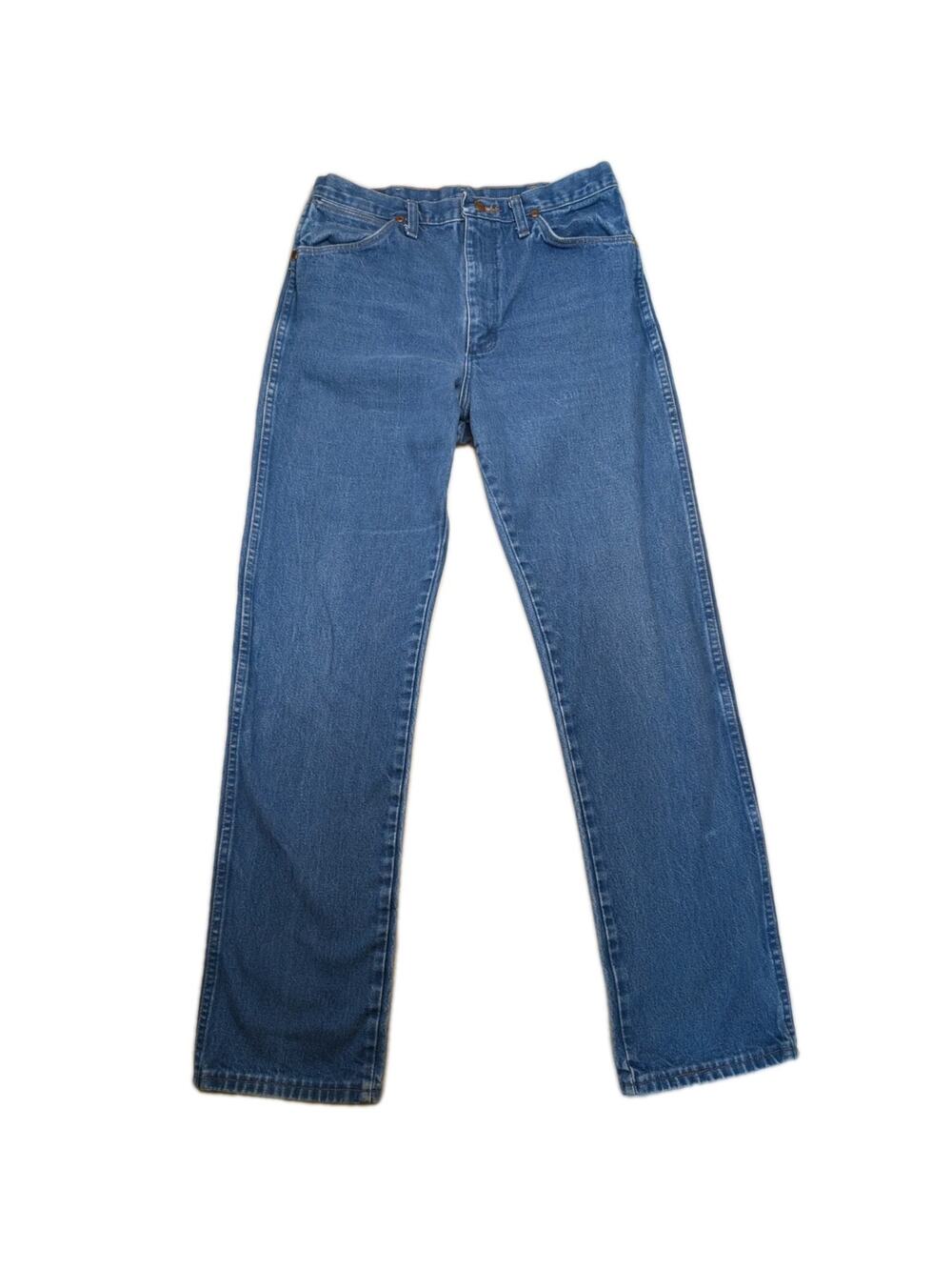 Wrangler Cowboy Cut Jeans 32x32.5 Western Straight Leg Medium Wash Rodeo